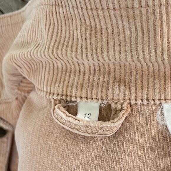 Vintage 90s Just In Tan Corduroy Button-Down Sleeveless Cotton Boho Jacket Vest - Picture 9 of 9